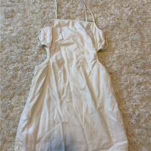 Aerie White Cutout Dress